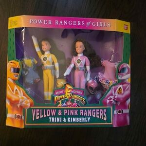 Yellow & Pink Action Figures